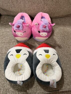 Squishmallows Kids Slippers Bundle